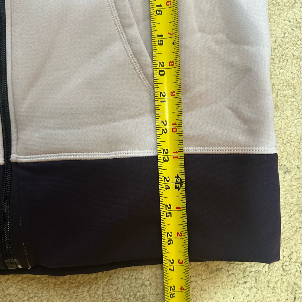 Nike Purple Lavender Therma-Fit Full Zip-Up Hoodie Women’s Large Thumbholes - Picture 4 of 8